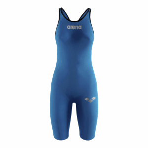 Arena Carbon Pro Open Back Short Leg Suit - Royal Blue FRONT