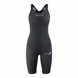 Arena Carbon Pro Closed Back Short Leg Suit - Dark Grey FRONT