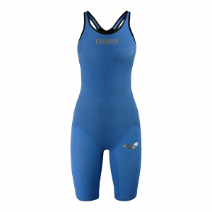 Arena Carbon Pro Closed Back Short Leg Suit - Royal Blue FRONT