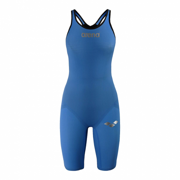 Arena Carbon Pro Closed Back Short Leg Suit - Royal Blue FRONT