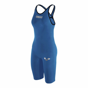 Arena Carbon Pro Closed Back Short Leg Suit - Royal Blue SIDE 1