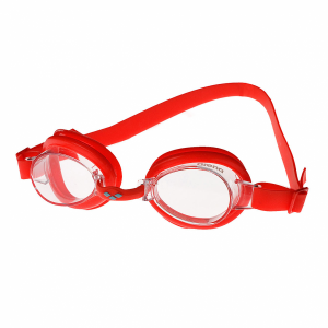 Arena Bubble 2 Junior  Swimming Goggles - Red with Clear Lens