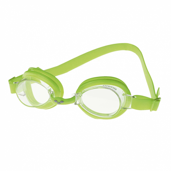 Arena Bubble 2 Junior  Swimming Goggles - Citronella with Clear Lens
