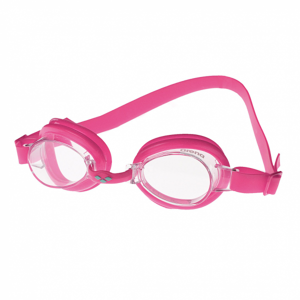 Arena Bubble 2 Junior  Swimming Goggles - Fuchsia with Clear Lens
