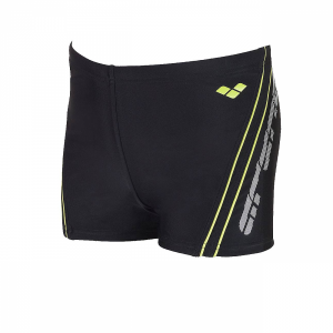 Arena Bystar Junior Swim Shorts (22cm) - Black / Pistache