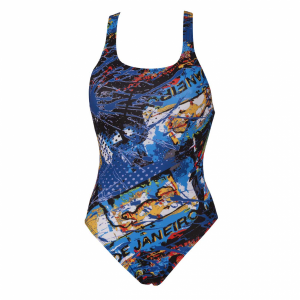Arena Ladies Carioca One Piece Black Swimsuit