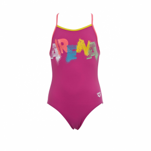 Arena Carnival Girls Pink Swimsuit