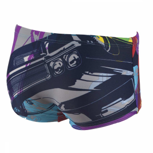 Arena Cars junior low waist navy blue swim shorts