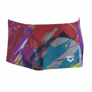Arena Cars junior low waist navy blue swim shorts