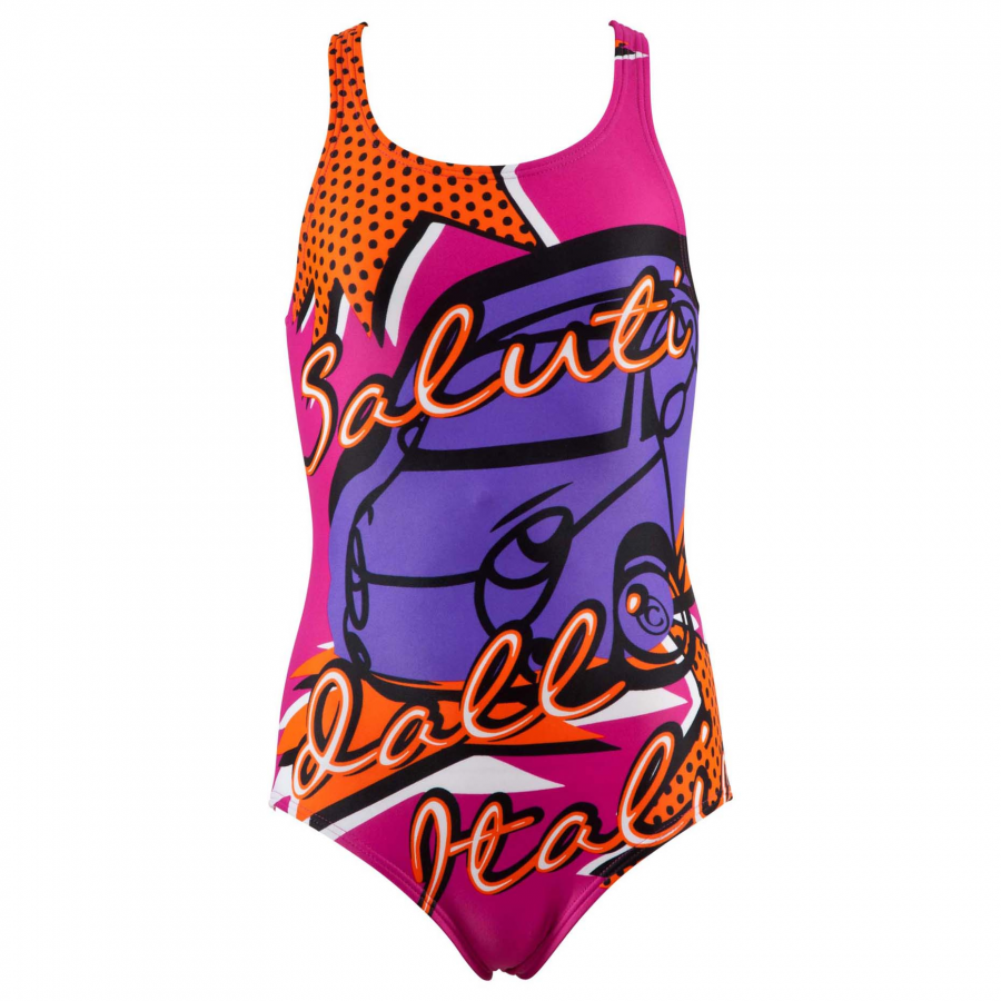 Buy girls pink swimsuit