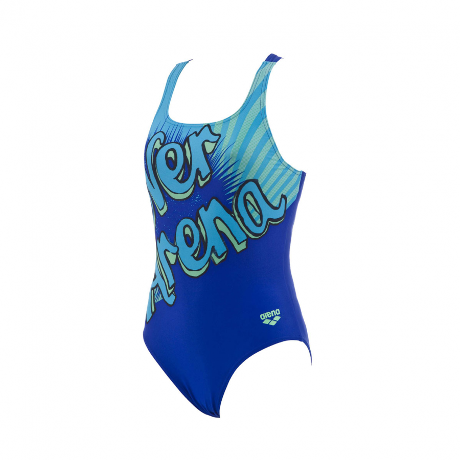 Arena Cartoon Girls Swimsuit (Blue)