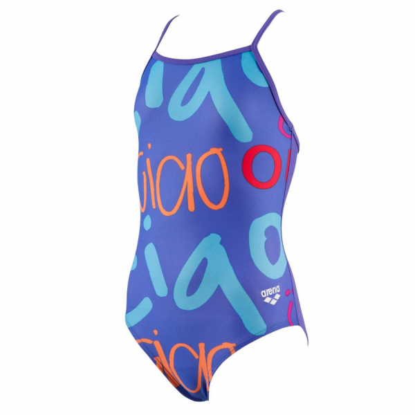 Buy girls purple swimsuit