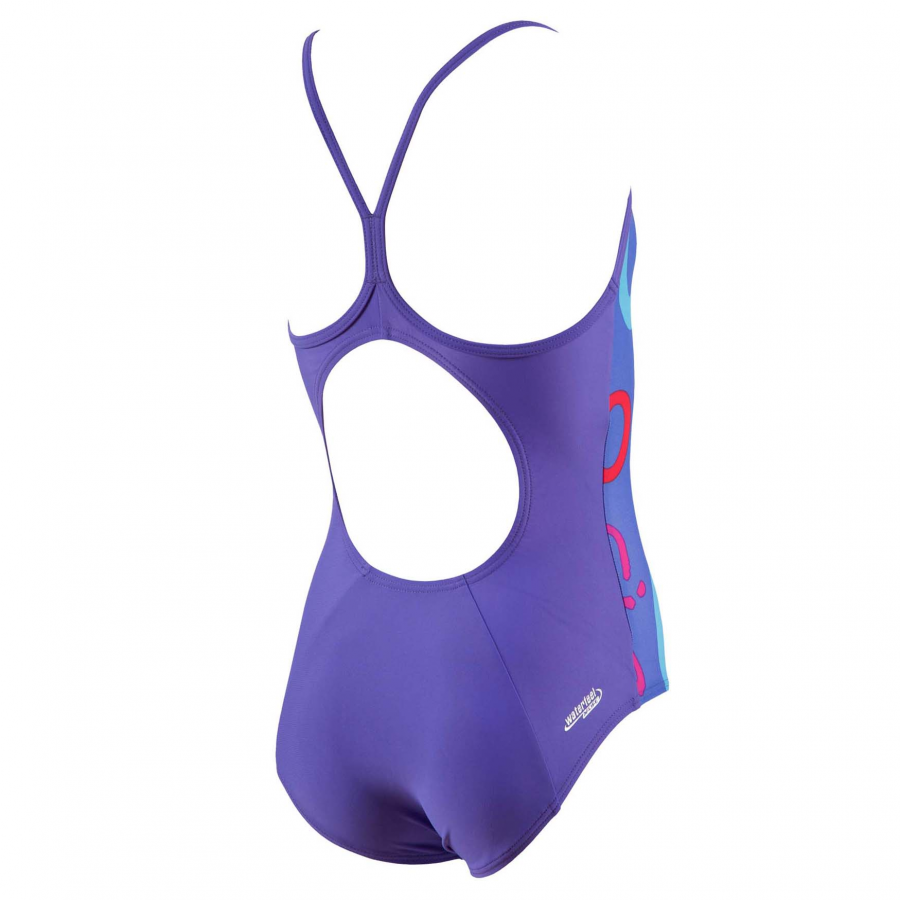 Buy girls purple swimsuit