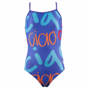 Buy girls purple swimsuit