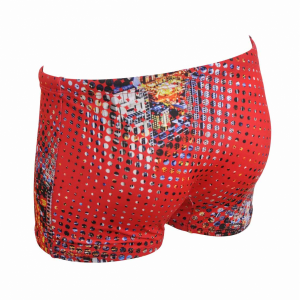 Arena City Junior Swim Shorts (Red)