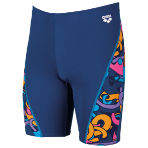 Shop Arena blue swim jammers