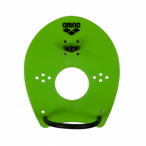 Arena Elite Hand Paddles - Black/Green