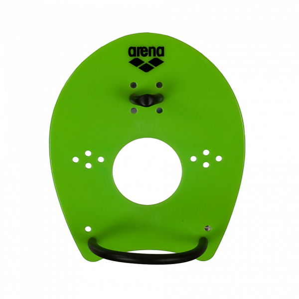 Arena Elite Hand Paddles - Black/Green