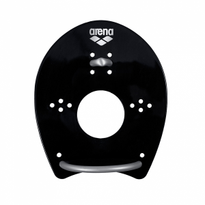 Arena Elite Hand Paddles - Black/Silver