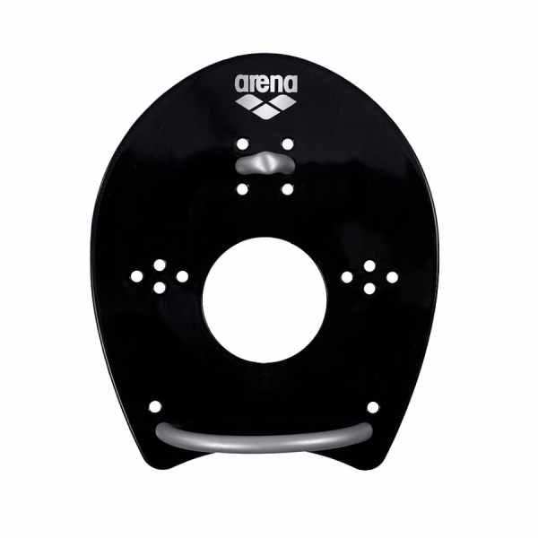 Arena Elite Hand Paddles - Black/Silver