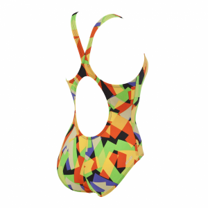 Arena Ladies Black and Green Swimsuit - Glassy