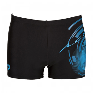 Shop Arena Swim Shorts Goal - Black Blue