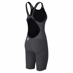 Arena Carbon Pro 2 Open Back Short Leg Suit - Grey
