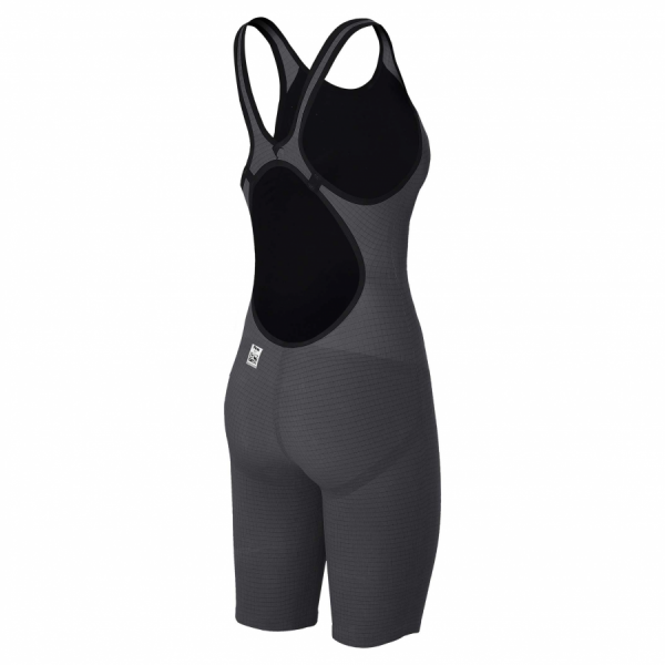 Arena Carbon Pro 2 Open Back Short Leg Suit - Grey