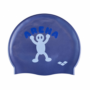 Arena Kun Junior Swim Cap - Indigo