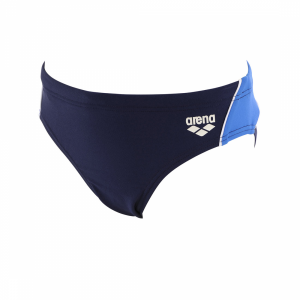 Arena Lettering Junior Swim Briefs (Blue)