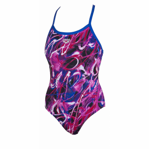 Arena Ladies Madang Swimsuit (Fuchsia)