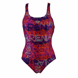 Arena Ladies Maiolica Swimsuit (Grape/Multi)