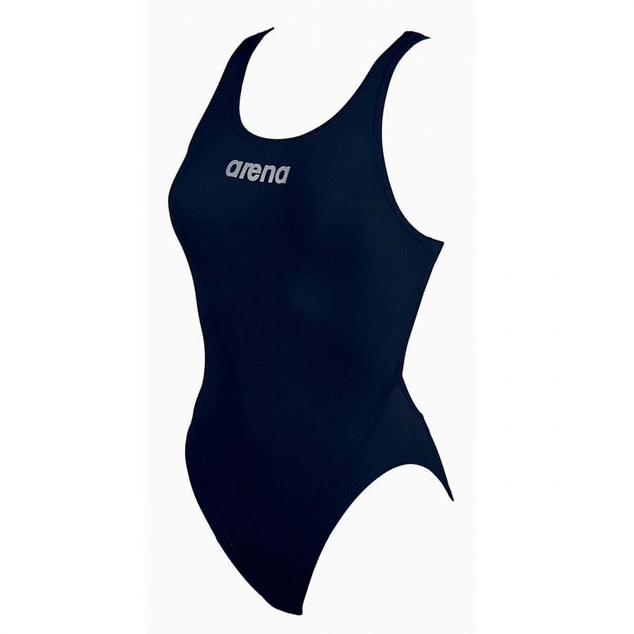 Arena Ladies Makinas High Leg Swimsuit (Navy)