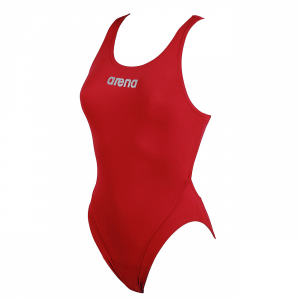 Arena Ladies Makinas High Leg Swimsuit (Red)