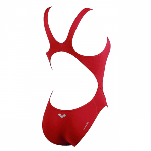 Arena Ladies Makinas High Leg Swimsuit (Red)