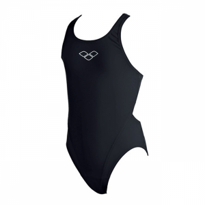 Arena Makinax Junior Swimsuit - Black (Front)