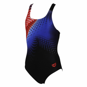 Arena Junior Swimsuit -  Mawol (Black / Red / Blue)
