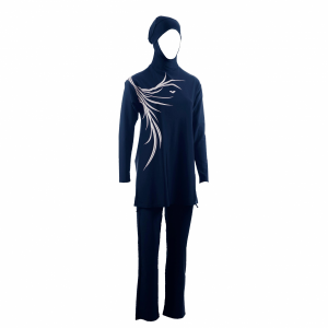Arena Maysun Burqini Cover-Up - Navy Blue