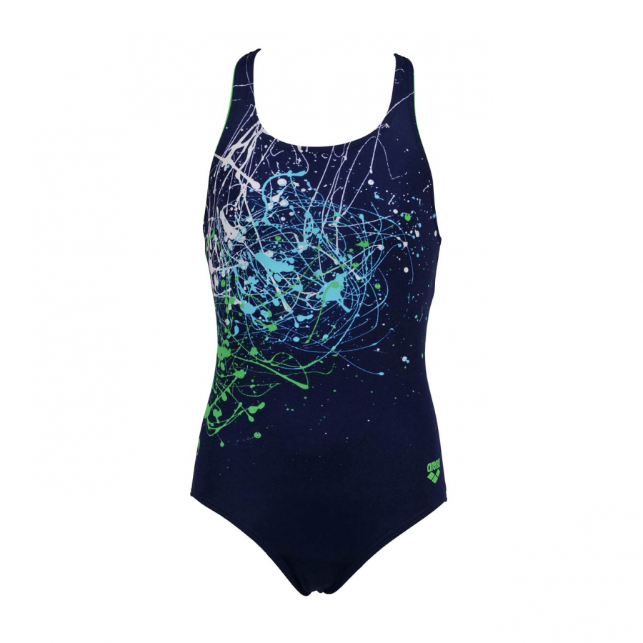 girls navy swimsuit