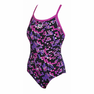 Arena Mistel Swimsuit – Black / Fuchsia