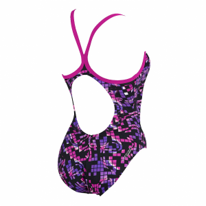 Arena Mistel Swimsuit – Black / Fuchsia