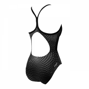 Arena Ladies Swimwear - Monaka II (Black/Black) Back