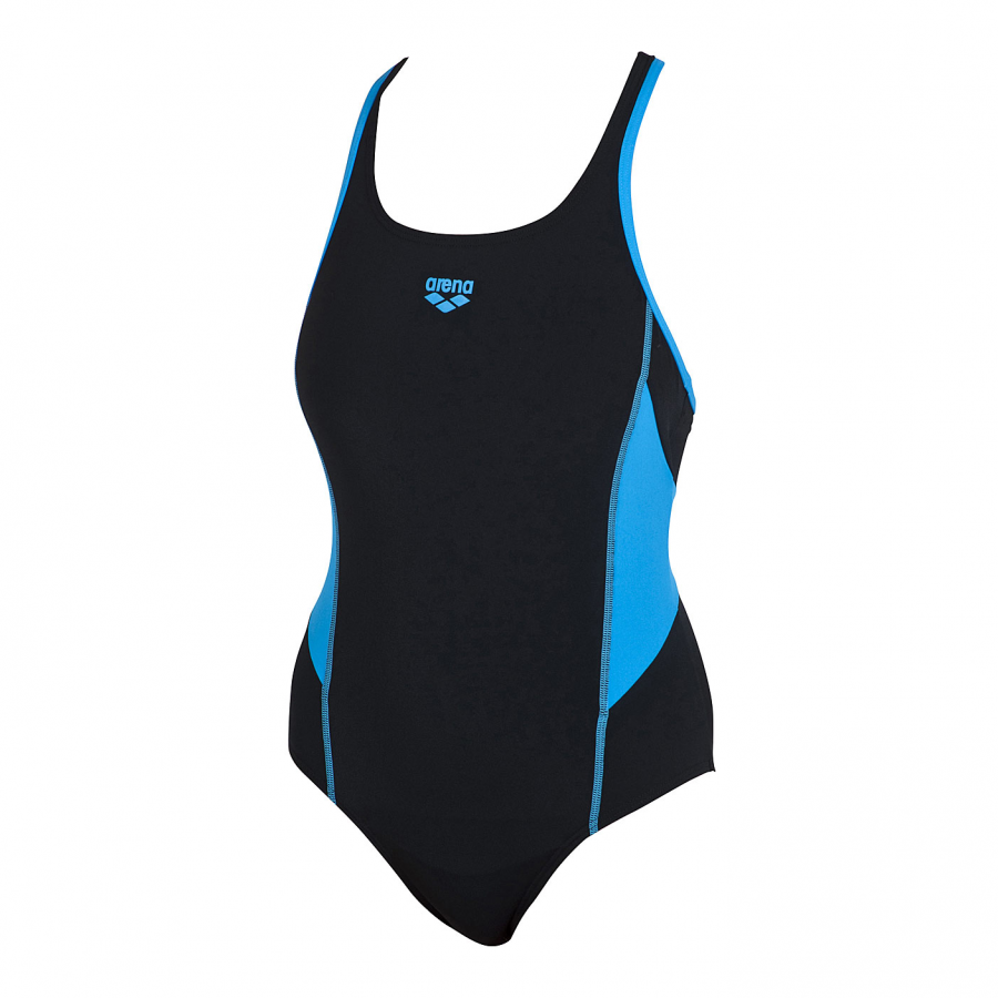 Arena Ladies Moons Black / Turquoise Swimsuit