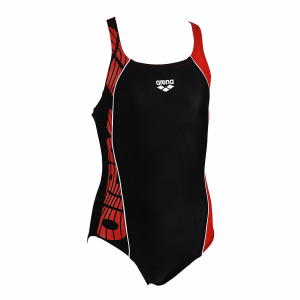 Arena Junior Swimsuit -  Mouce (Black / Red)