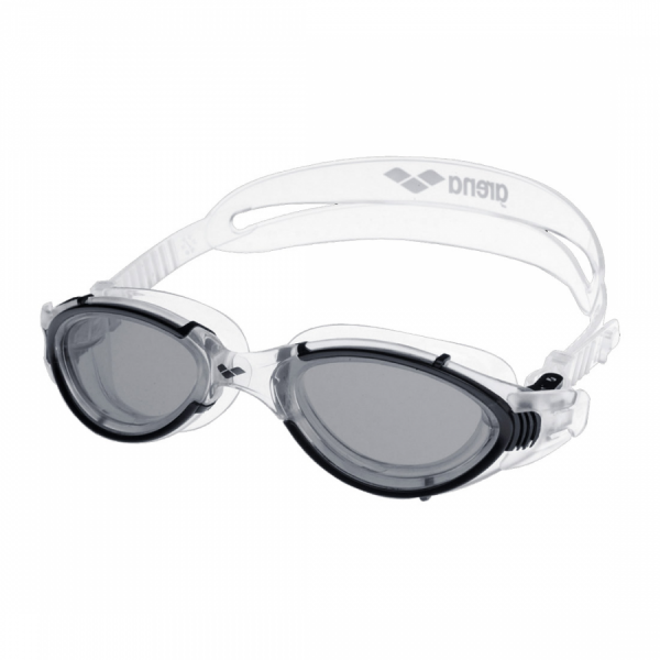 Arena Nimess Swim Goggles Smoke Lens Clear Strap