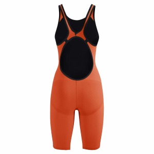 Arena Carbon Pro 2 Open Back Short Leg Suit - Orange