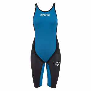Arena Blue Carbon Flex Closed Back Short Leg Suit