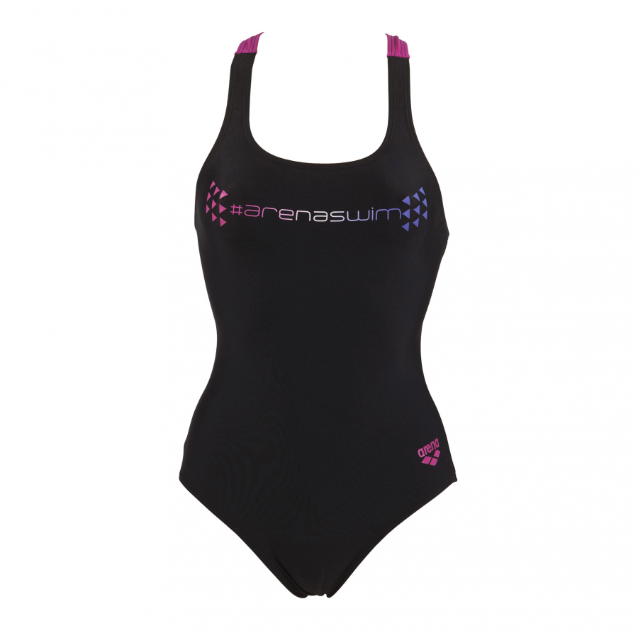 womens black swimming costume