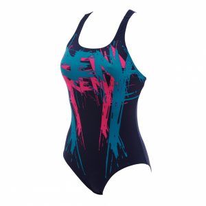 Arena Ladies Streetart Swimsuit - Navy