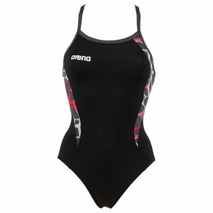 Shop Arena Carbonite Ladies Swimsuit - Black / Red